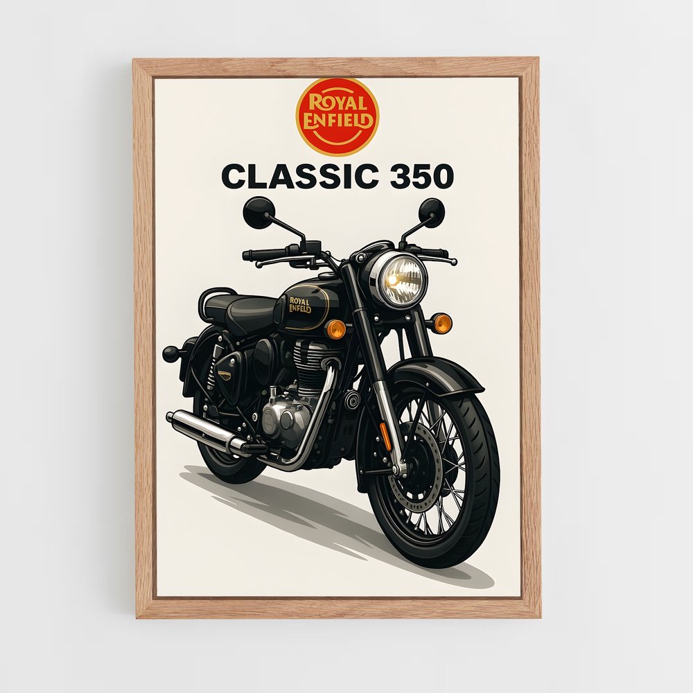 Poster Black Rebel – affiche Royal Enfield (vue 4)